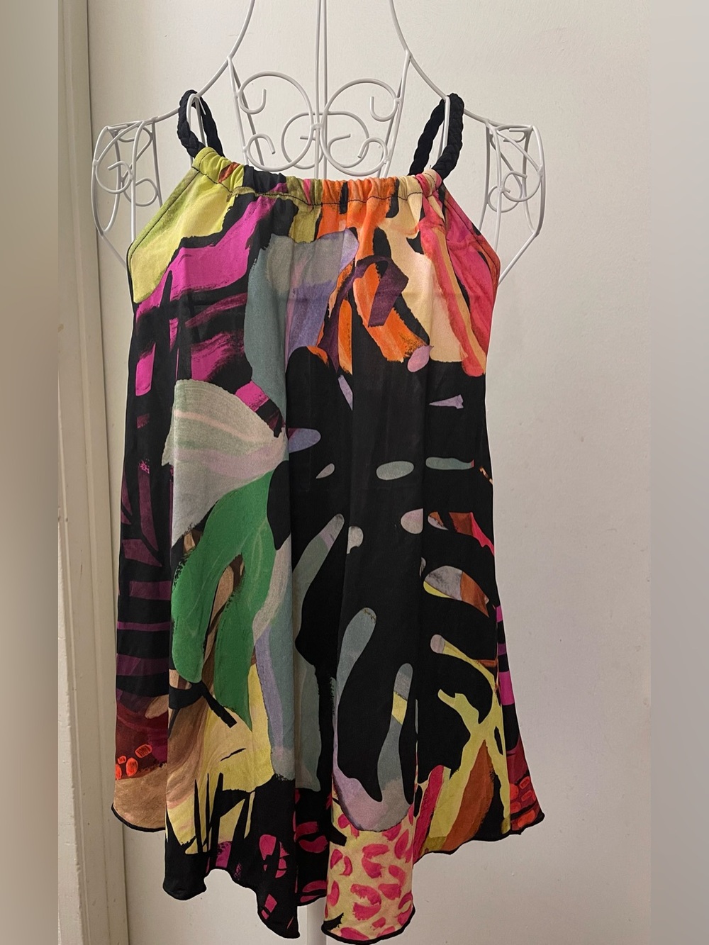 Desigual Multicolor Abstract Elastic-Waist Top